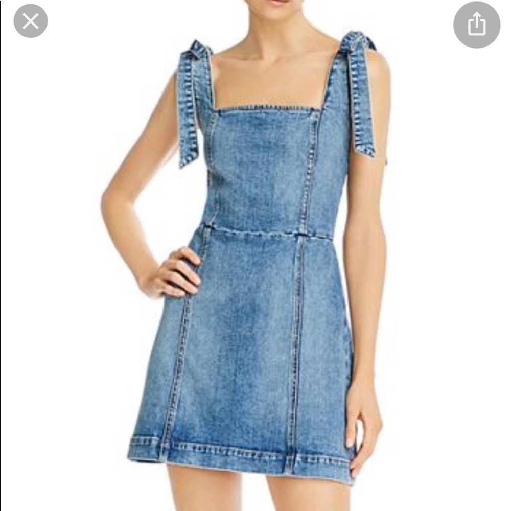 Alice & Olivia Blue Denim Maryann Dress NWT sz 12